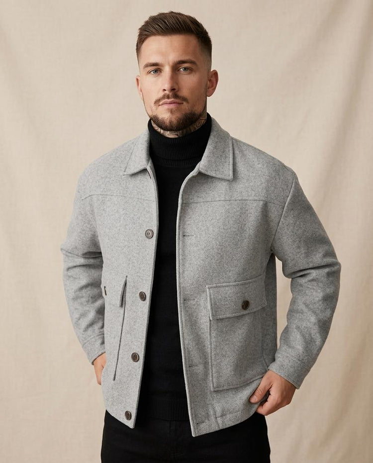 Beanland - Kenes | Geknöpfte Aufgesetzte Jacke Herren