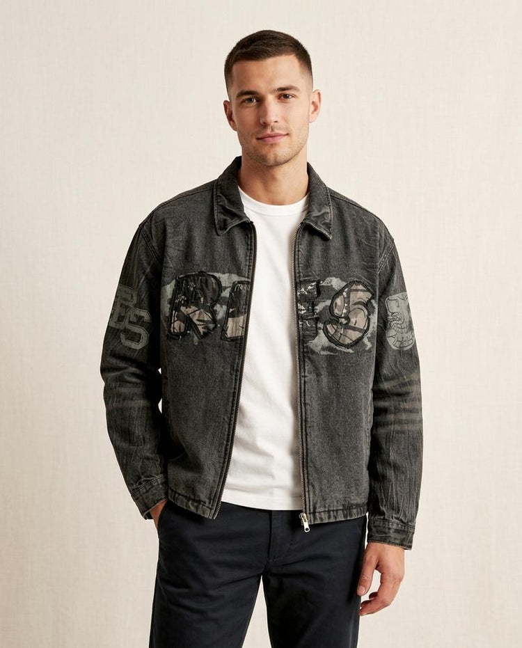 Beanland - Yuhim | Gewaschene Bedruckte Jacke Unisex