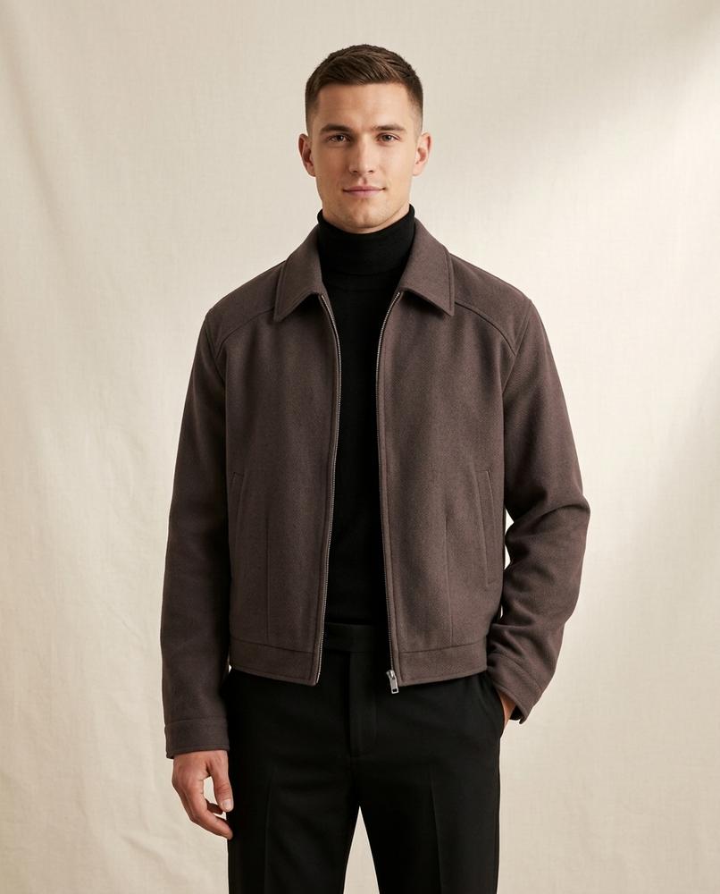 Lands Mode - Vidis | Kurze Gezipte Jacke Herren