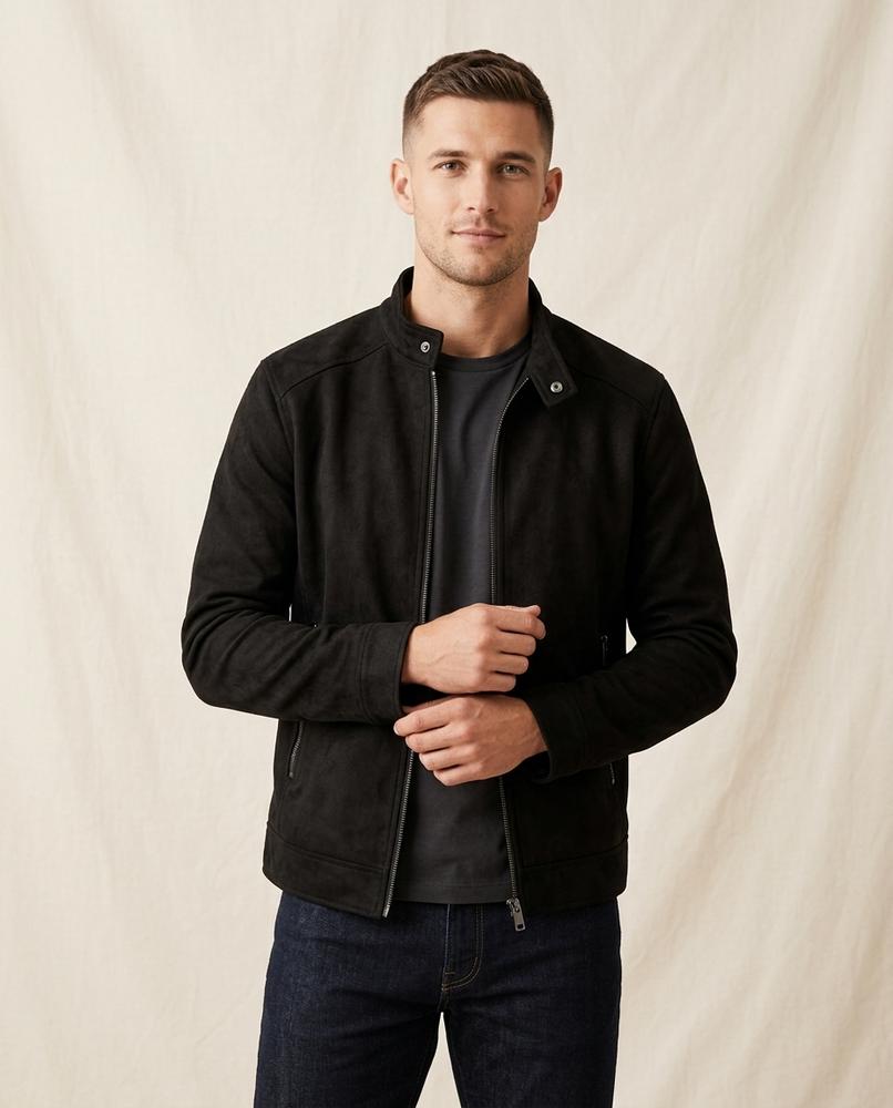 Lands Mode - Vogal | Veloursartig Tailliert Jacke Herren