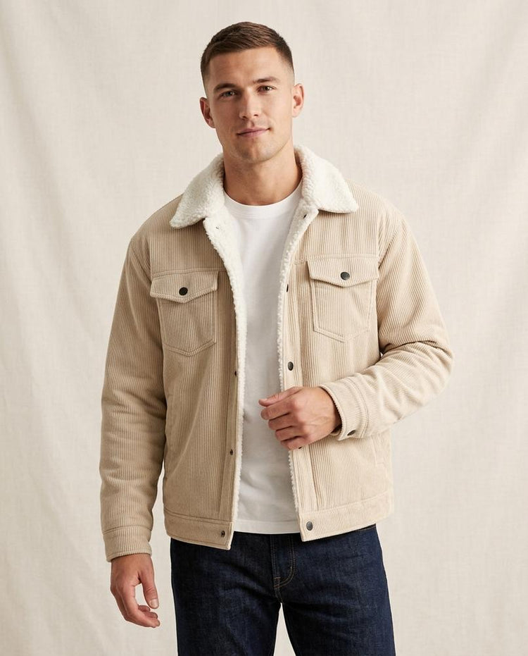 Beanland - Eilon | Gefütterte Cord Jacke Unisex