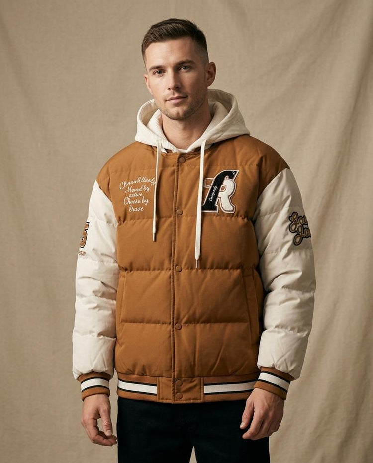 Beanland - Euzud | Gefütterte Bestickte Jacke Unisex