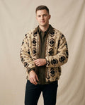 Lands Mode - Catur | Gemusterte Fleece Jacke Unisex