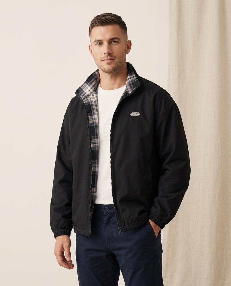 Lands Mode - Zabat | Wendbar Stehkragen Jacke Unisex