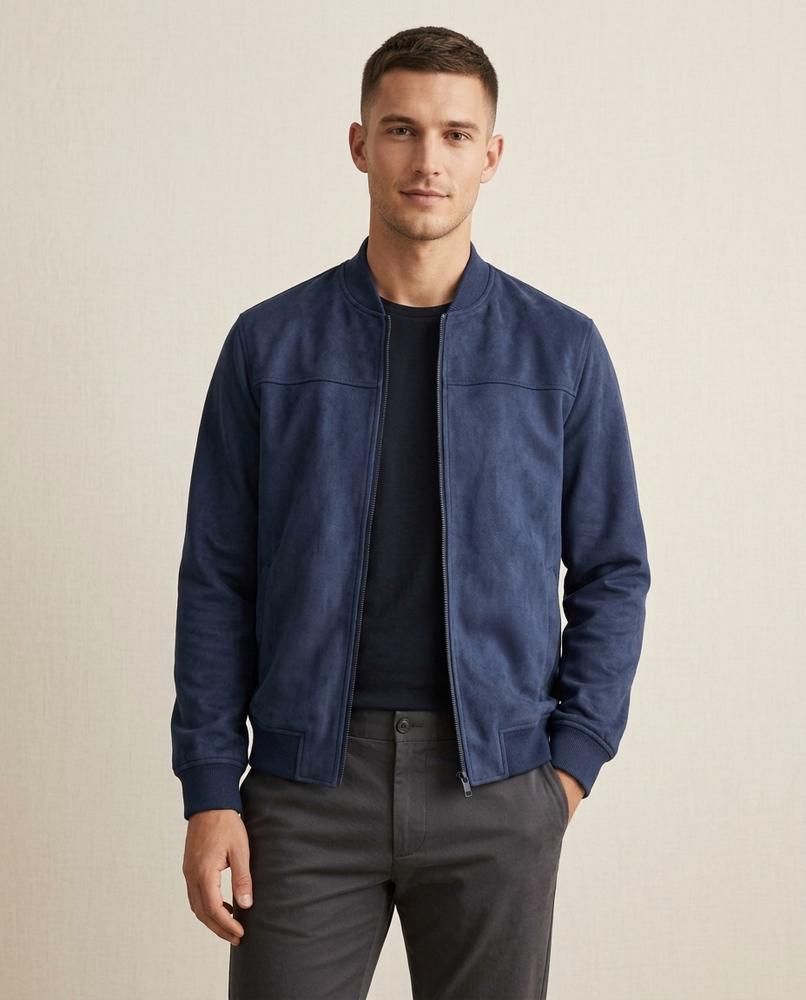 Lands Mode - Lepod | Veloursartig Langärmlig Jacke Herren