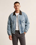 Lands Mode - Rotut | Gewaschen Blousonartig Jacke Unisex
