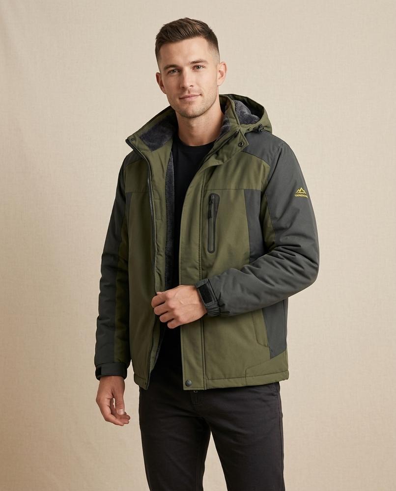 Lands Mode - Mipos | Gefüttert Zweifarbig Jacke Herren