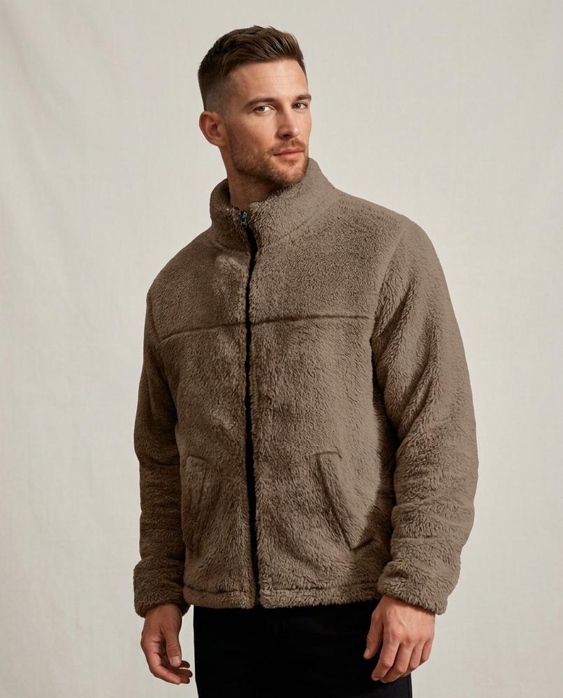 Beanland - Vizev | Flauschig Hochgeschlossen Jacke Herren