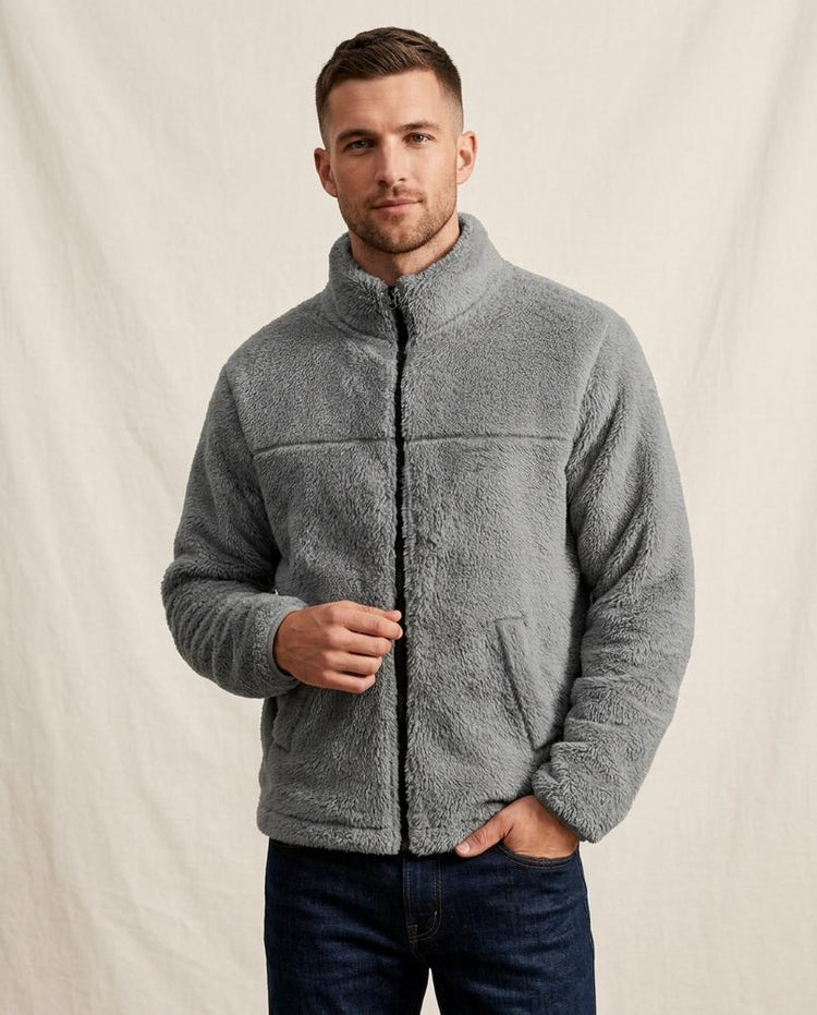 Beanland - Vizev | Flauschig Hochgeschlossen Jacke Herren