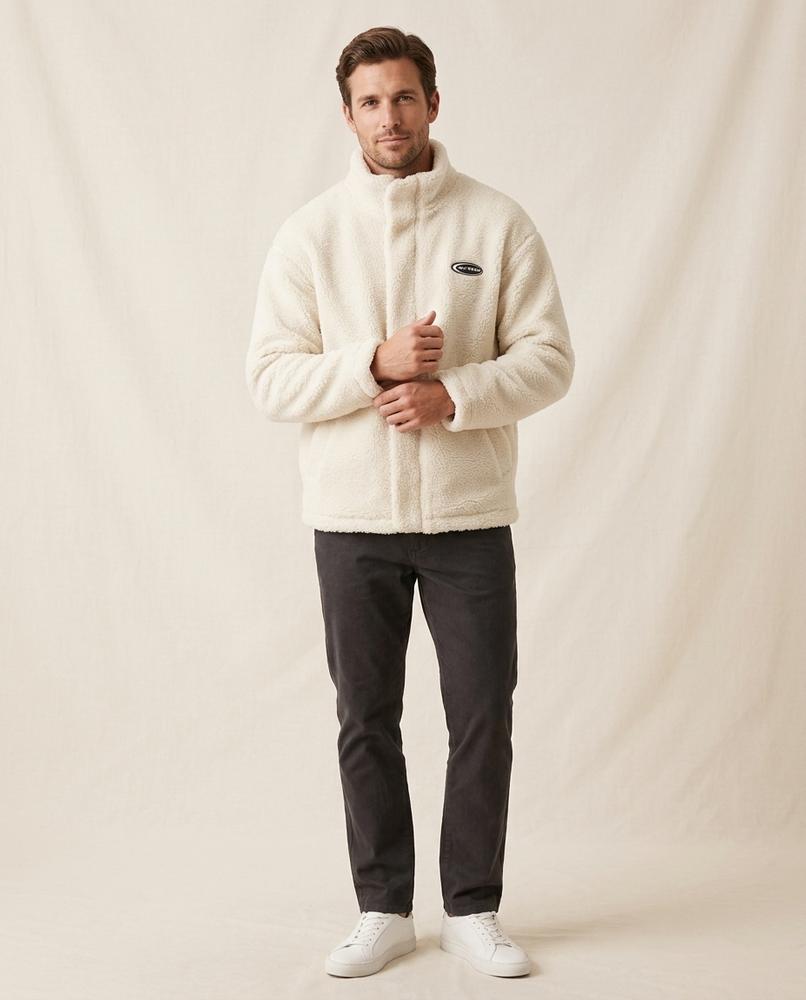 Lands Mode - Togal | Hochgeschlossen Plüschig Jacke Unisex