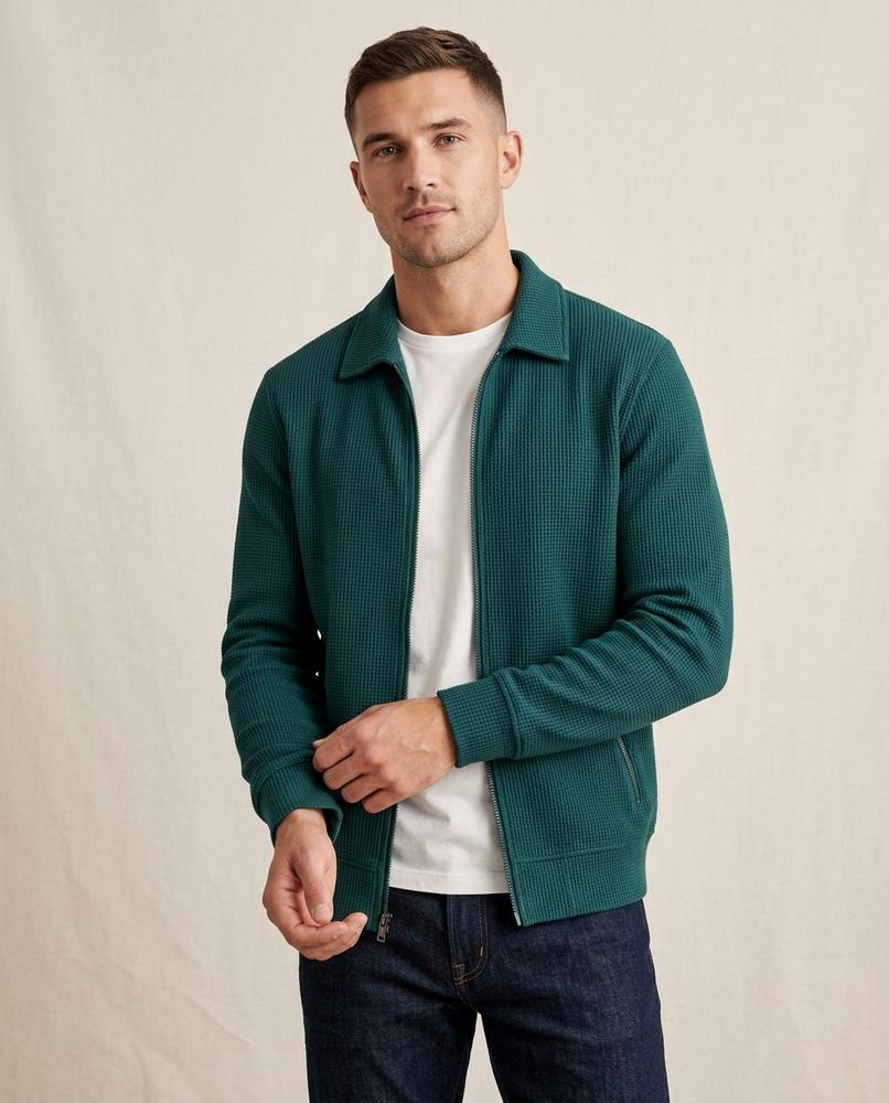 Beanland - Rifit | Strukturierte Reißverschluss Jacke Herren
