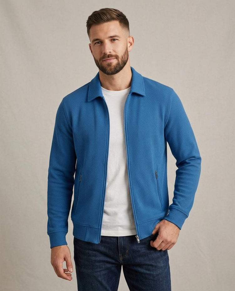 Beanland - Rifit | Strukturierte Reißverschluss Jacke Herren