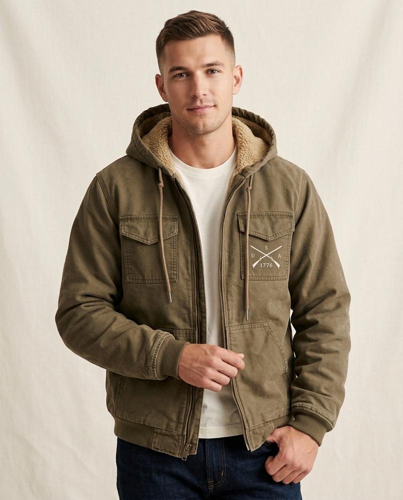 Lands Mode - Veson | Warm Gefüttert Jacke Herren