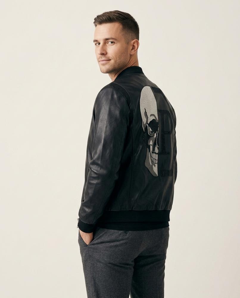 Lands Mode - Newor | Applizierte Strukturierte Jacke Herren