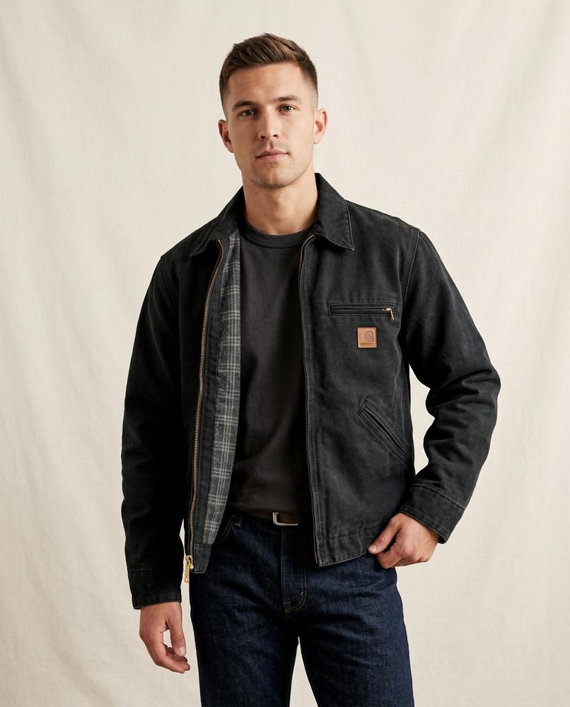 Beanland - Eogan | Gefütterte Canvas Jacke Herren