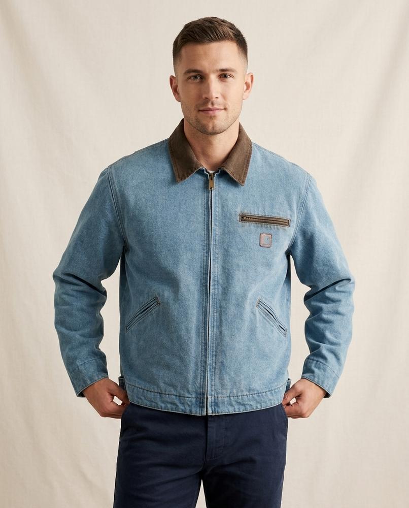 Beanland - Eogan | Gefütterte Canvas Jacke Herren