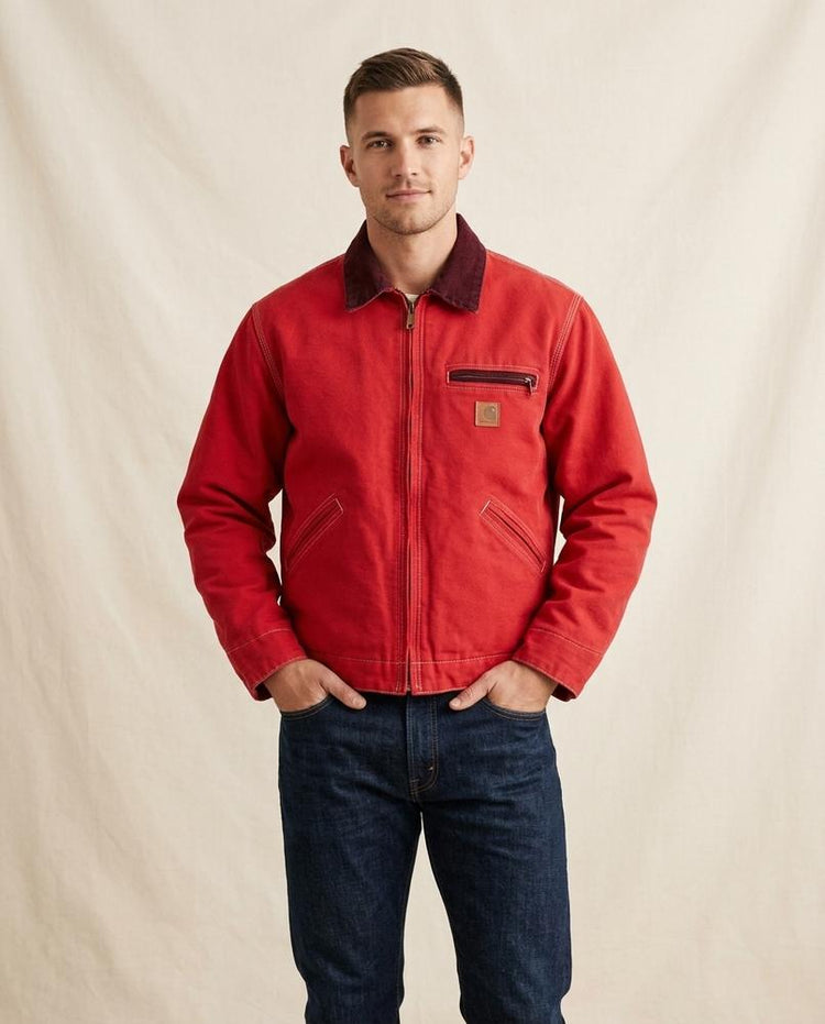 Beanland - Eogan | Gefütterte Canvas Jacke Herren