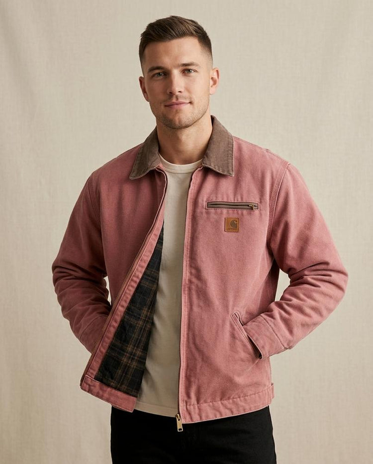 Beanland - Eogan | Gefütterte Canvas Jacke Herren