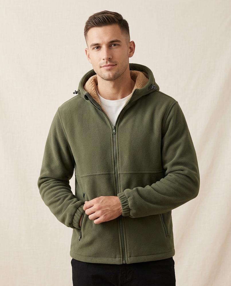 Lands Mode - Mehil | Gefütterte Fleece Jacke Herren