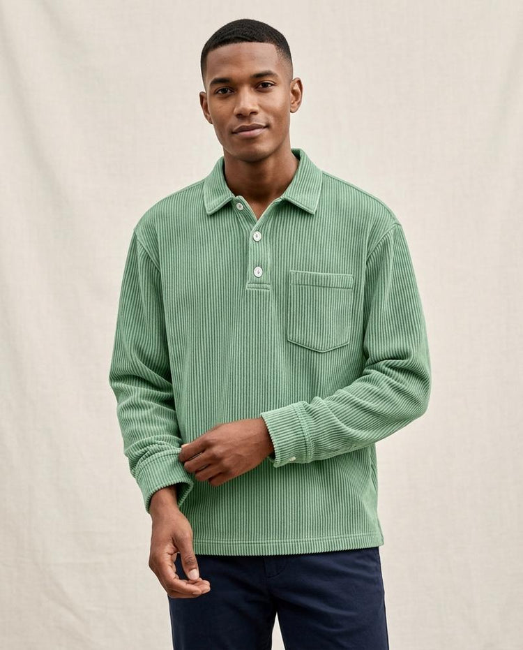 Beanland - Eatel | Geripptes Langärmliges Shirt Herren