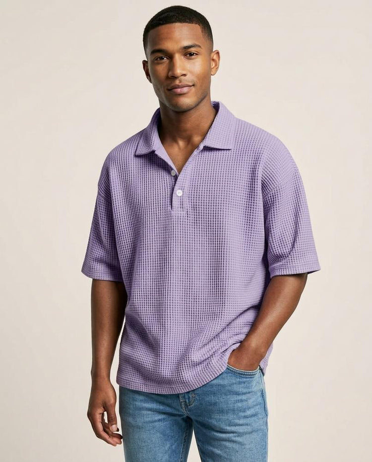 Beanland - Suwan | Strukturiert Kurzärmlig Shirt Herren