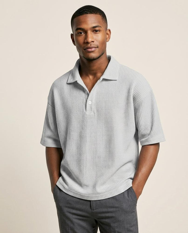 Beanland - Suwan | Strukturiert Kurzärmlig Shirt Herren