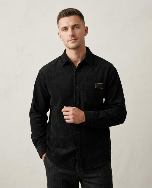 Lands Mode - Debos | Strukturiert Langärmlig Hemd Unisex