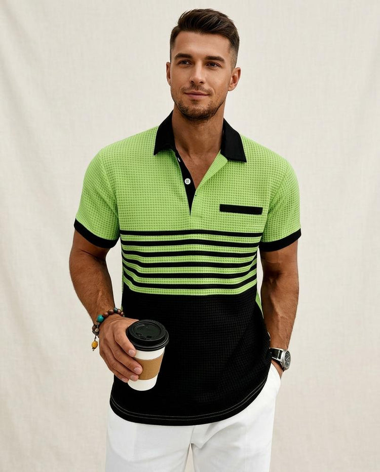Beanland - Morik | Gestreiftes Piqué Shirt Herren