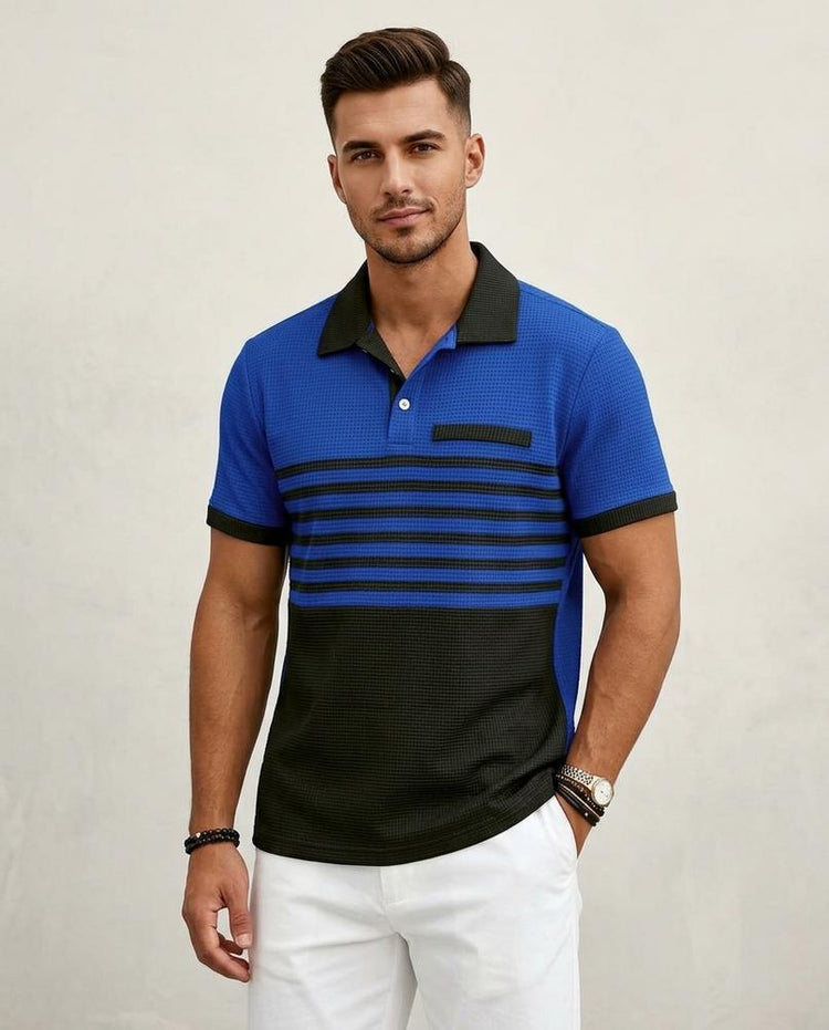 Beanland - Morik | Gestreiftes Piqué Shirt Herren