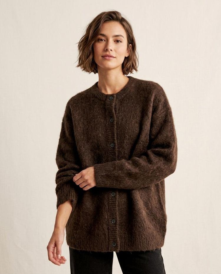 Beanland - Cizat | Geknöpft Strukturiert Cardigan Unisex
