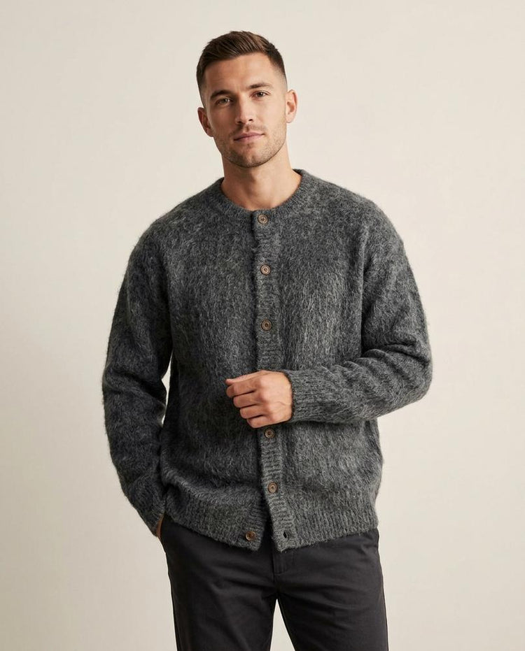 Beanland - Cizat | Geknöpft Strukturiert Cardigan Unisex