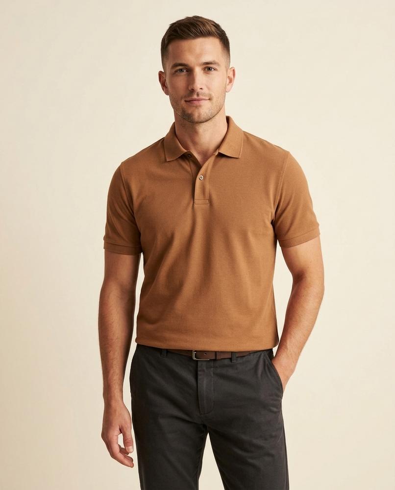Lands Mode - Kefud | Kurzärmliges Strukturiertes Shirt Herren