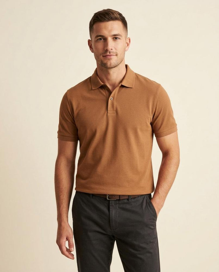 Beanland - Kefud | Kurzärmliges Strukturiertes Shirt Herren