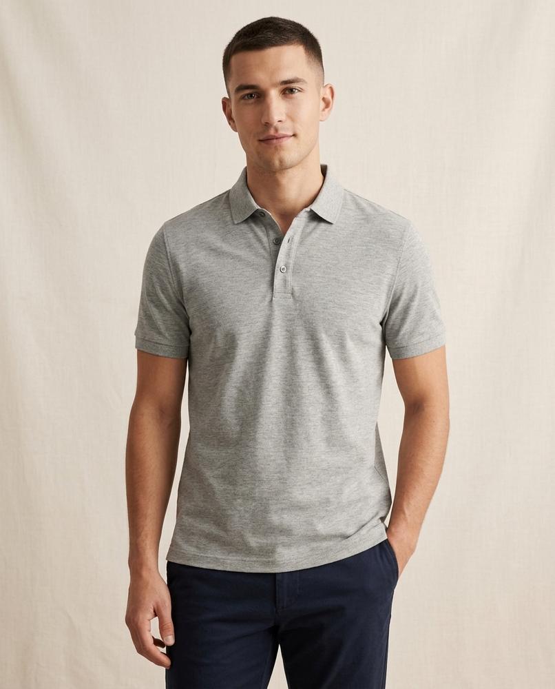 Lands Mode - Kefud | Kurzärmliges Strukturiertes Shirt Herren