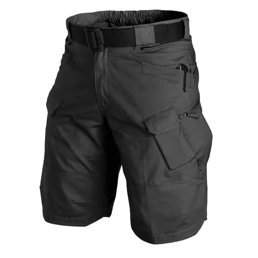 Beanland Herren Cargoshorts - Gerader Schnitt mit Gürtel & Multi-Taschen - Robust & Funktional