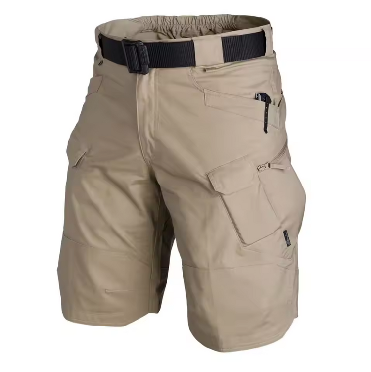 Beanland Herren Cargoshorts - Gerader Schnitt mit Gürtel & Multi-Taschen - Robust & Funktional