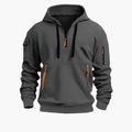 Lands Mode Herren Hoodie mit Front-Reißverschluss - Fleecegefüttert - Lässige Passform